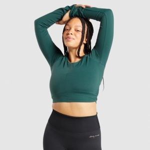 GYMSHARK x WHITNEY SIMMONS AMAZON LONG SLEEVE CROP